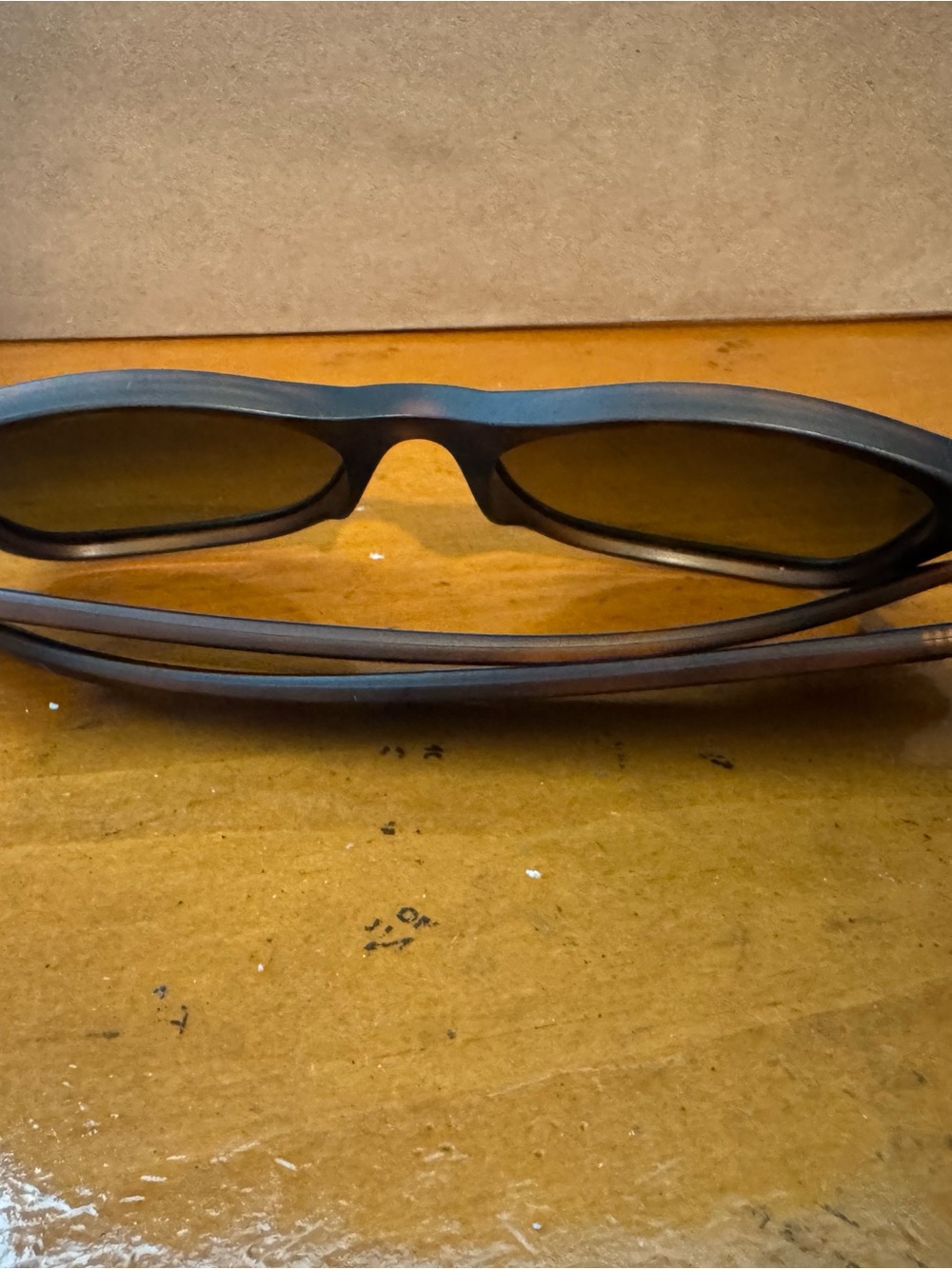 Ray-Ban Black Frame with Amber/Brown Lenses New Wayfarer RB2132